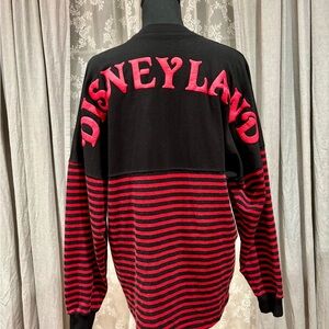 Disneyland Black and Red Striped Sweater